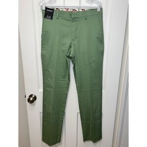 Murano Alex Slim Fit Pants 30x32 Green From The Garden Collection NWT